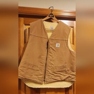 Carhartt Tan Sherpa Vest